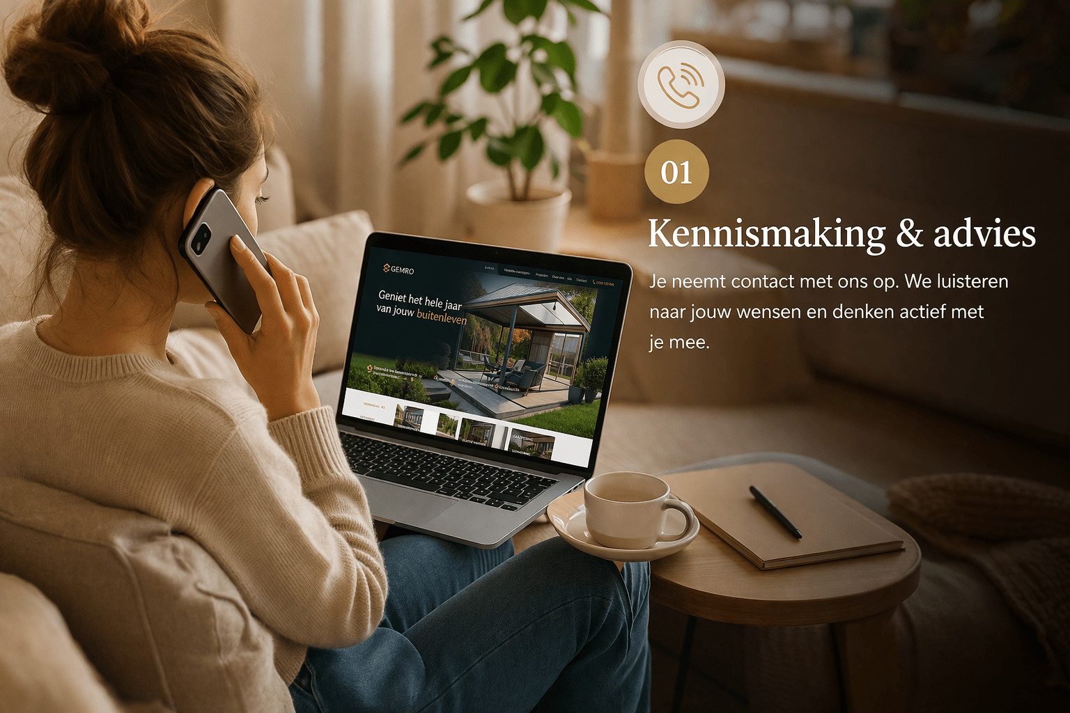 overkapping installeren