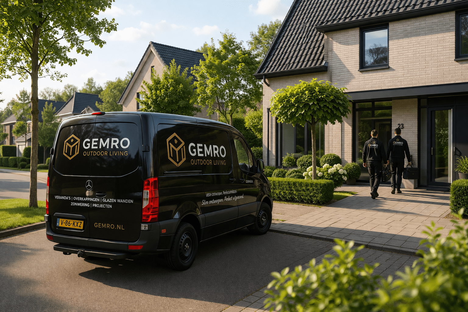 intalleren van veranda